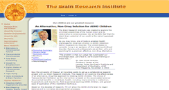 Desktop Screenshot of brainresearchinstitute.org