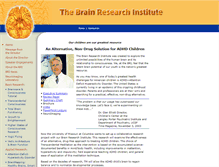 Tablet Screenshot of brainresearchinstitute.org